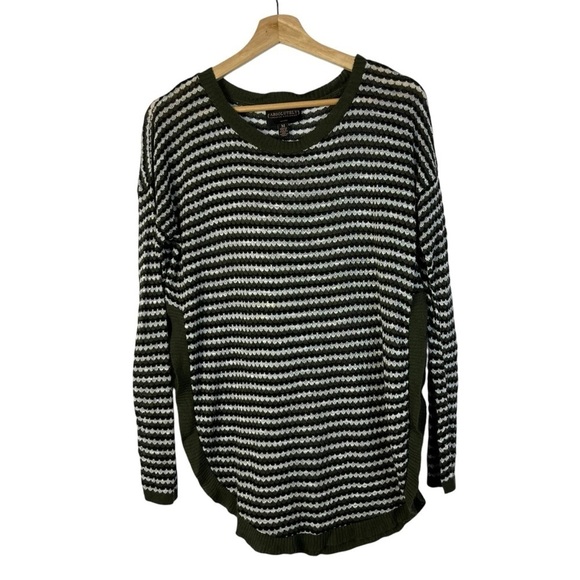 Absolutely Creative Worldwide Olive Green Knit Pullover Sweater M - Picture 1 of 5